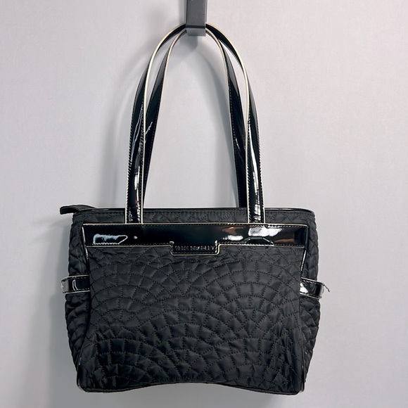 Vera Bradley Bistro Black Quilted Shoulder Bag - Picture 3 of 15